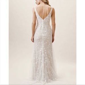 NWT BHLDN The Claremont Wedding Gown US0 not altered